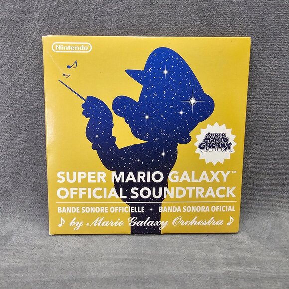 Super Mario Galaxy Official Soundtrack CD 2007- Mario Galaxy Orchestra B2-33 - Picture 1 of 3